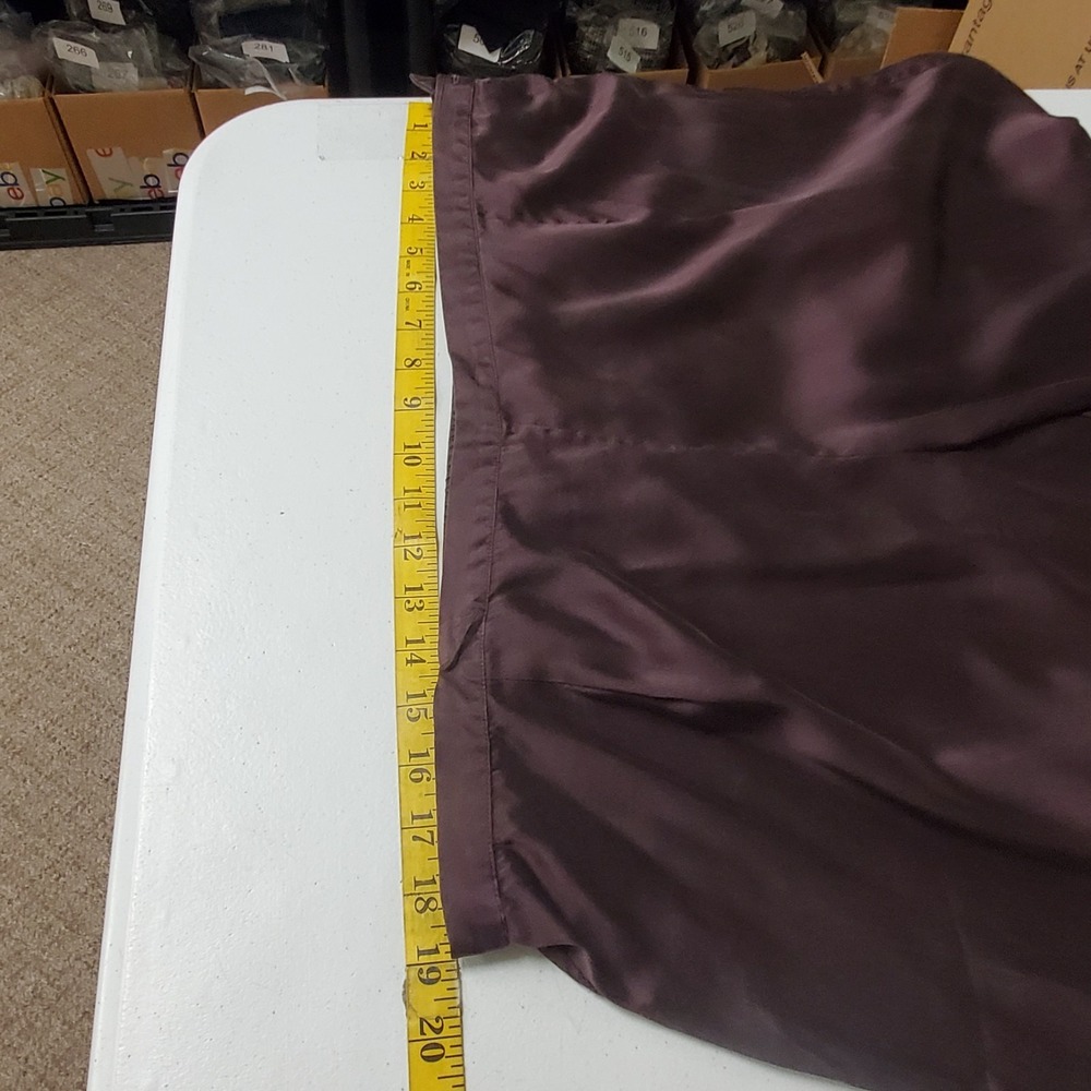 Julianna Rae Womens Top and Bottom Silk Pajama Set Size XXL Purple Quite Luxury - Picture 14 of 16